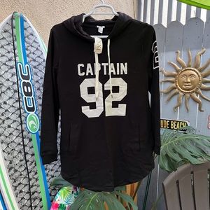 NWT F21 tunic length hoodie